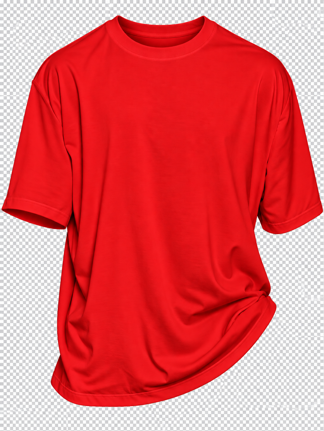 Remera oversize roja